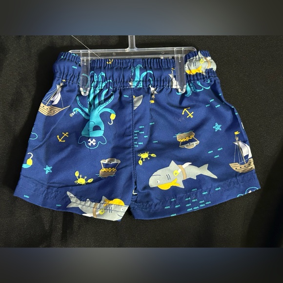 Carter's Just One You Sun Protective Blue Octopus 2PC Rash Guard Swim Set 3M NWT - Picture 3 of 10